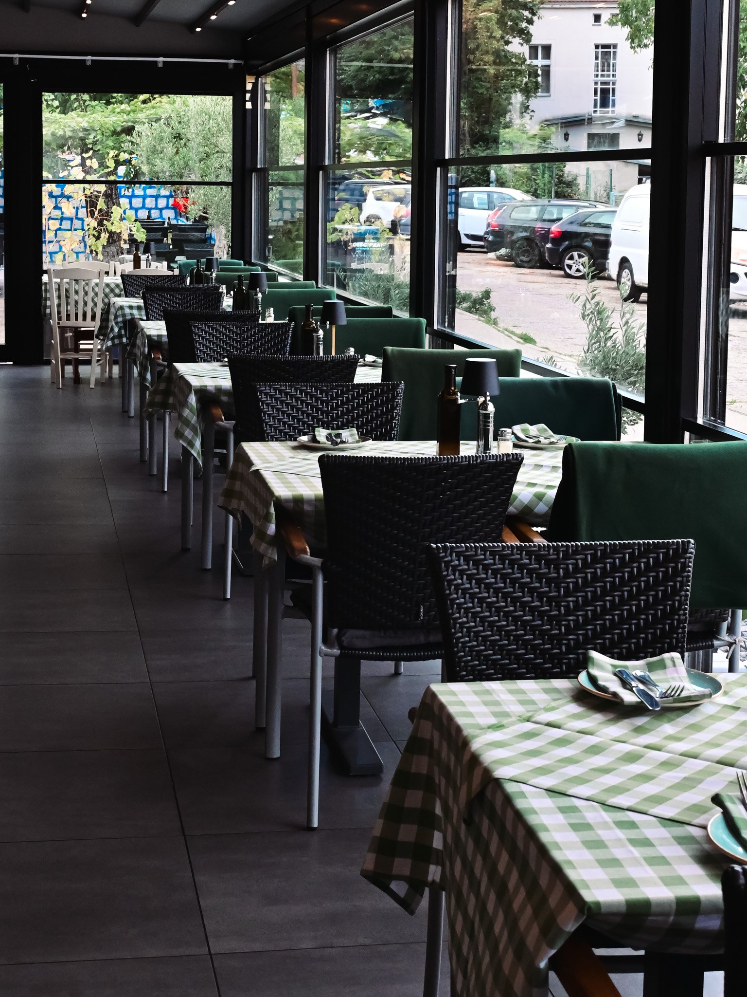 Wintergarten der Taverna Der Grieche